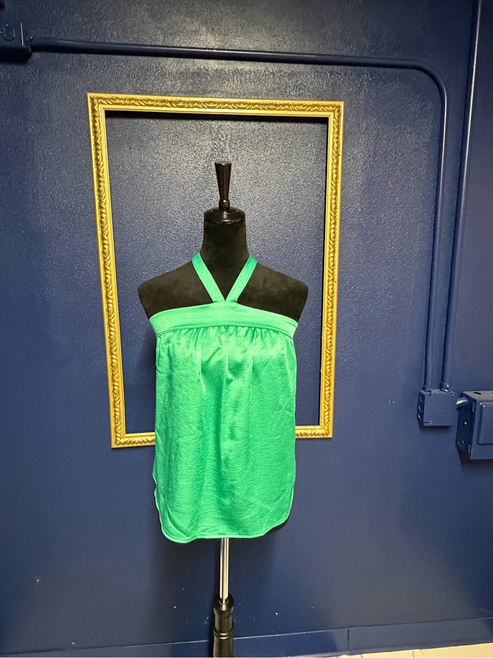 Tyche Bright Green Halter Neck Camisole